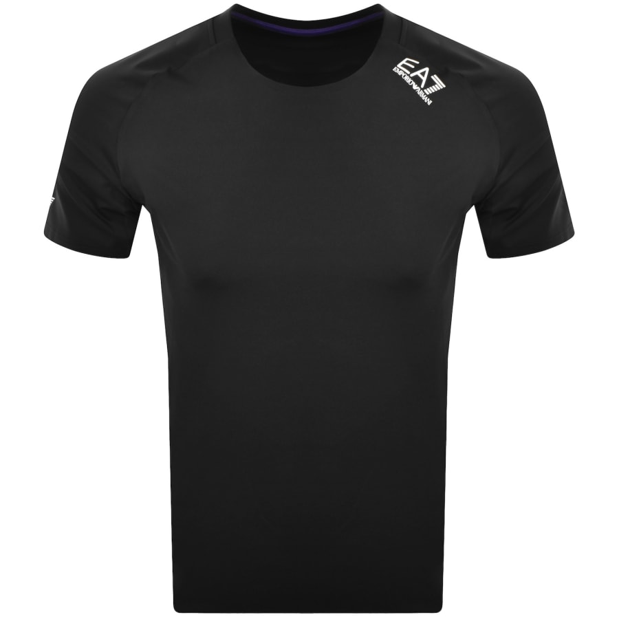 EA7 Emporio Armani Dynamic T Shirt Black | Mainline Menswear